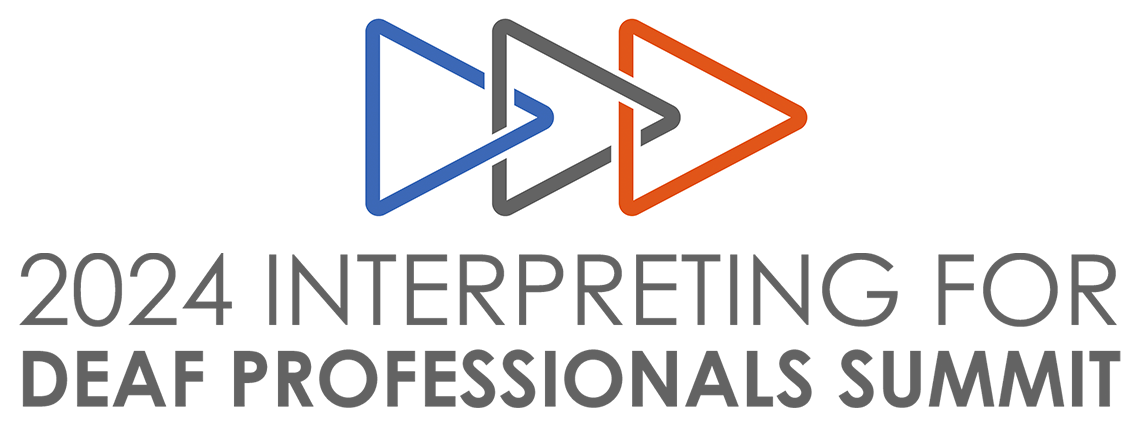 2024 Interpreting for Deaf Professionals Summit logo