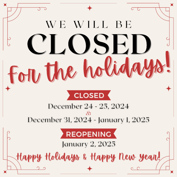 Holiday Office Closure